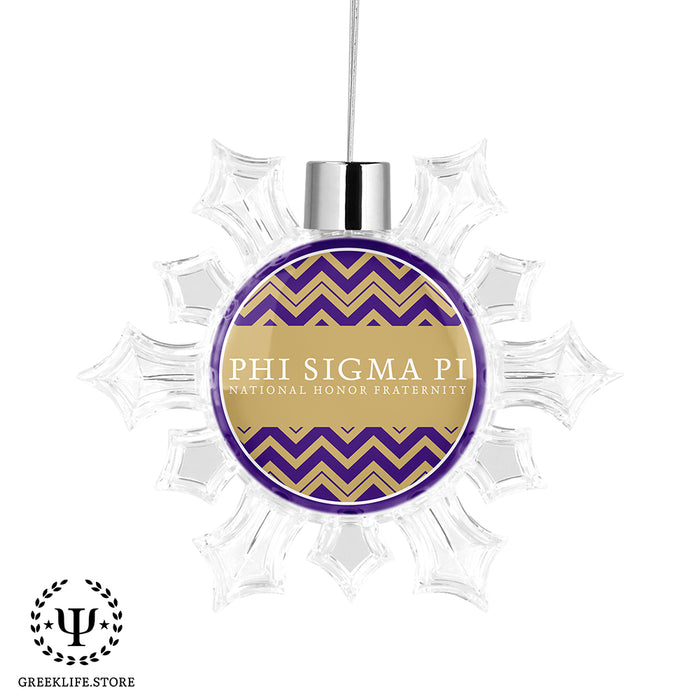 Phi Sigma Pi Christmas Ornament - Snowflake