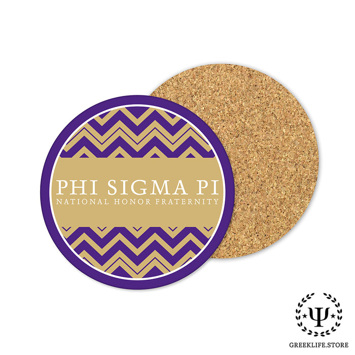 Phi Sigma Pi Beverage coaster round (Set of 4)