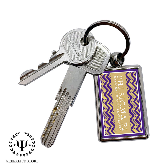 Phi Sigma Pi Keychain Rectangular