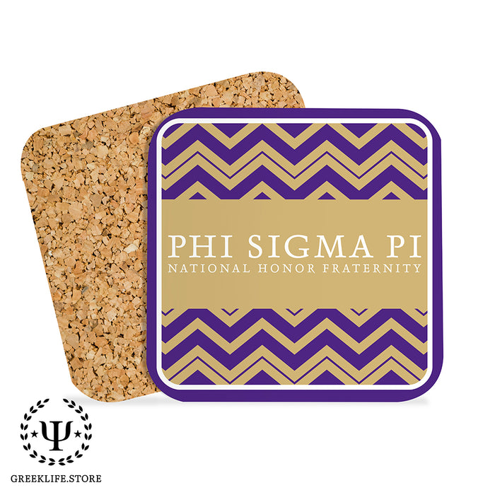 Phi Sigma Pi Beverage Coasters Square (Set of 4)