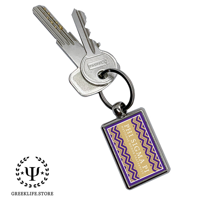 Phi Sigma Pi Keychain Rectangular