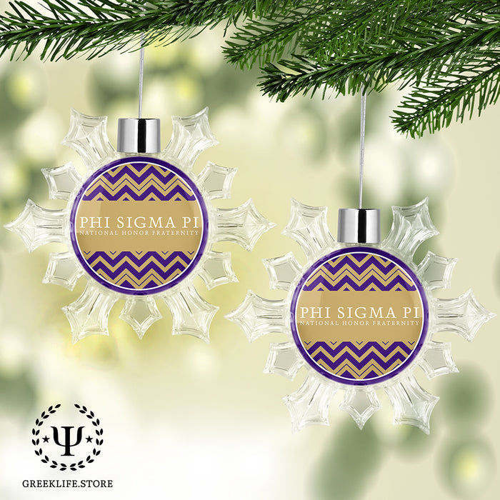 Phi Sigma Pi Christmas Ornament - Snowflake