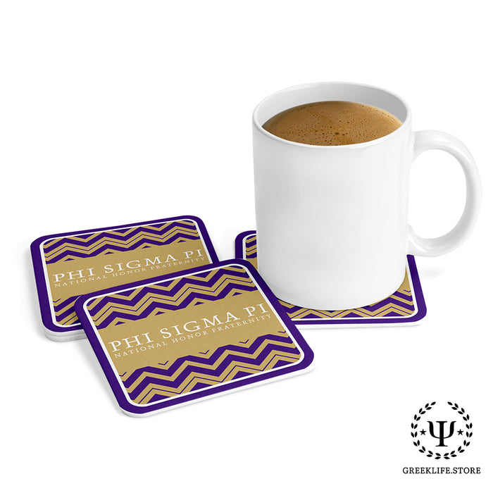 Phi Sigma Pi Beverage Coasters Square (Set of 4)