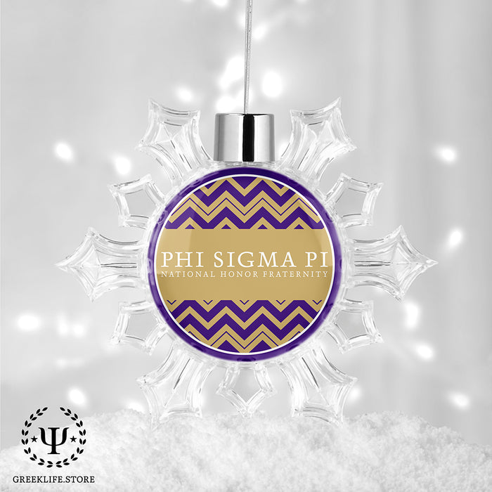 Phi Sigma Pi Christmas Ornament - Snowflake