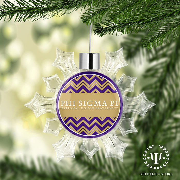 Phi Sigma Pi Christmas Ornament - Snowflake