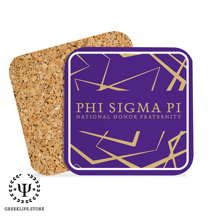 Phi Sigma Pi Beverage Coasters Square (Set of 4)