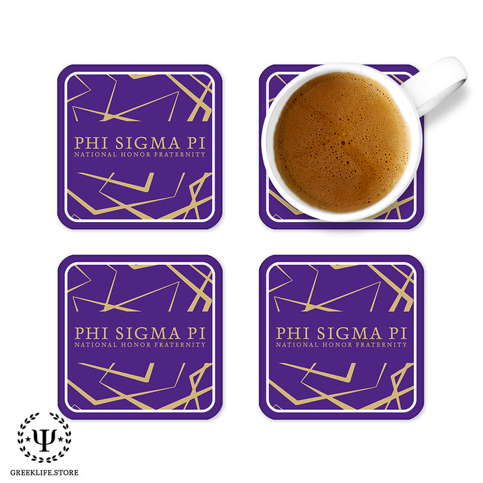 Phi Sigma Pi Beverage Coasters Square (Set of 4)