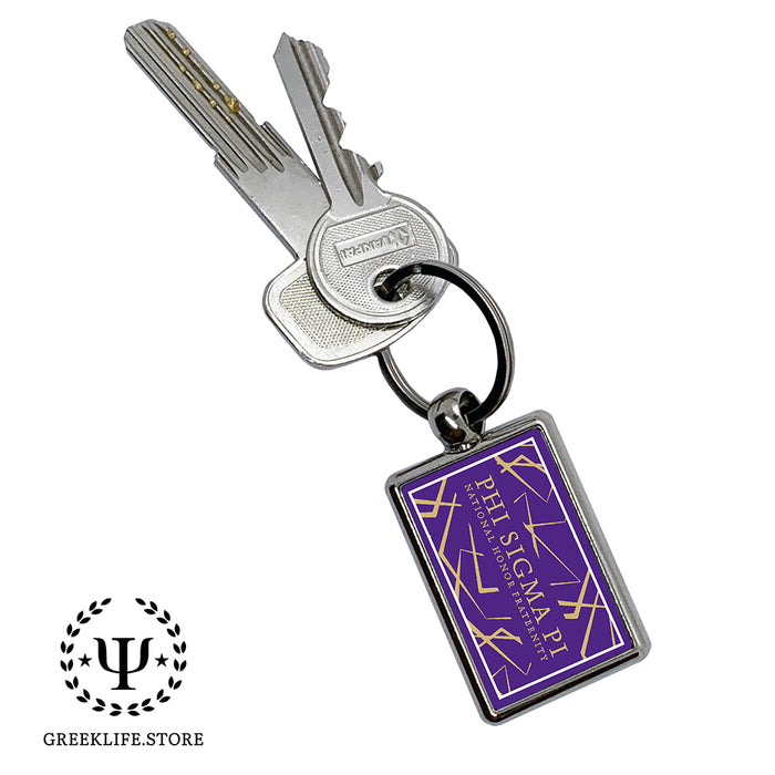 Phi Sigma Pi Keychain Rectangular