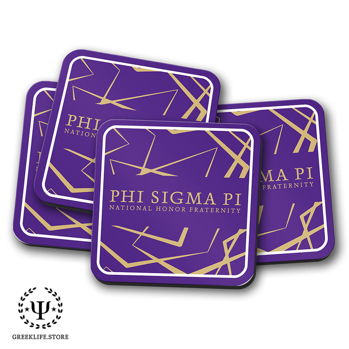 Phi Sigma Pi Beverage Coasters Square (Set of 4)