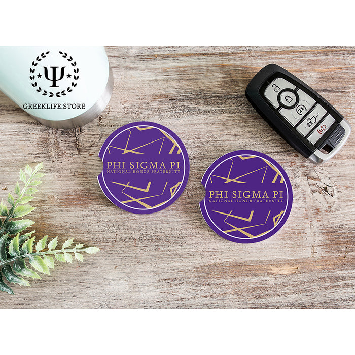 Phi Sigma Pi Car Cup Holder Coaster (Set of 2)