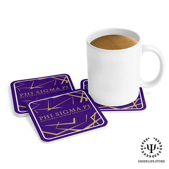 Phi Sigma Pi Beverage Coasters Square (Set of 4)