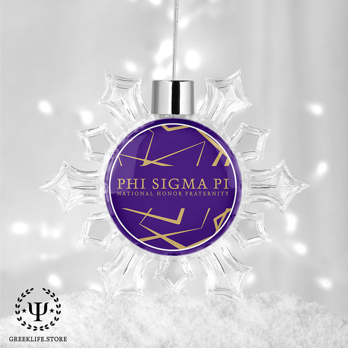 Phi Sigma Pi Christmas Ornament - Snowflake