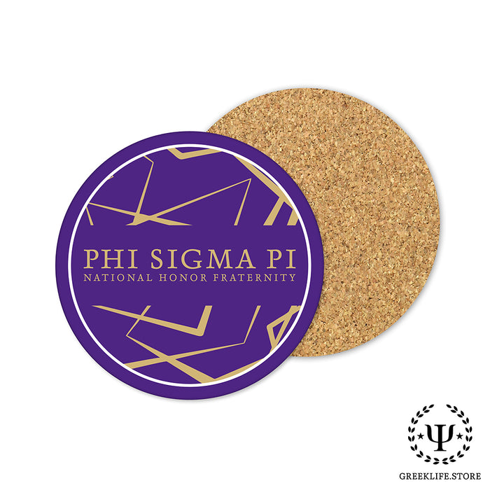 Phi Sigma Pi Beverage coaster round (Set of 4)