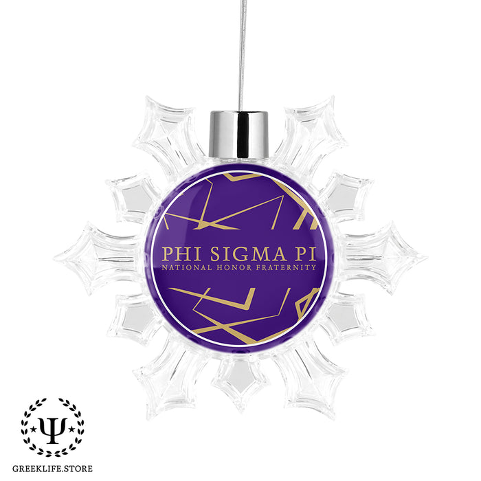 Phi Sigma Pi Christmas Ornament - Snowflake