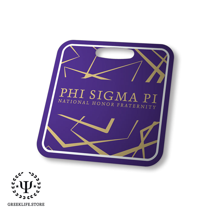 Phi Sigma Pi Luggage Bag Tag (square)