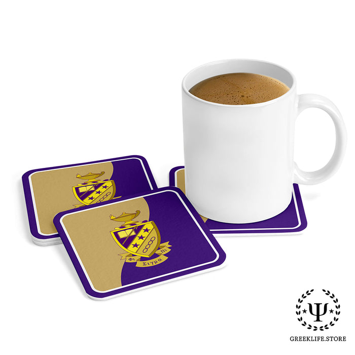 Phi Sigma Pi Beverage Coasters Square (Set of 4)