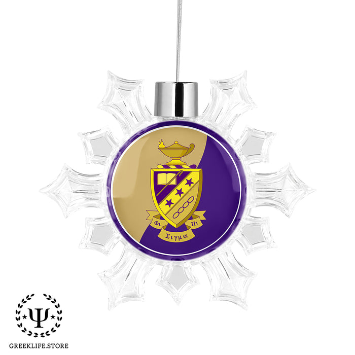 Phi Sigma Pi Christmas Ornament - Snowflake