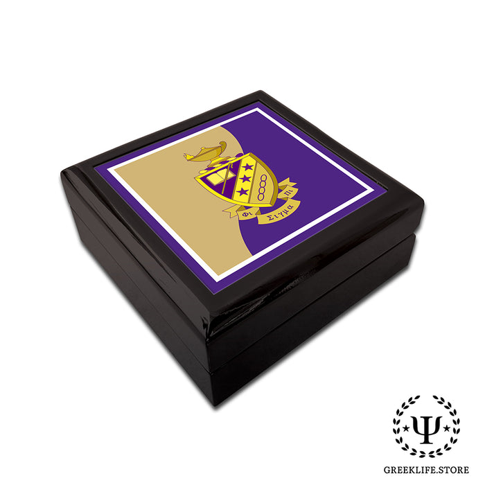 Phi Sigma Pi Keepsake Box Wooden