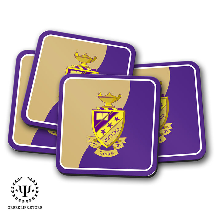 Phi Sigma Pi Beverage Coasters Square (Set of 4)