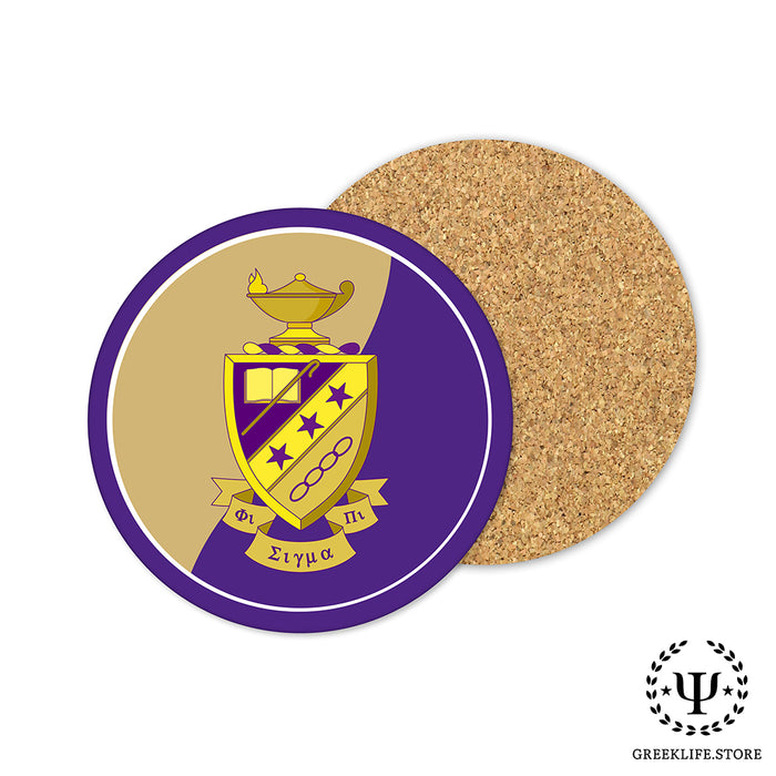 Phi Sigma Pi Beverage coaster round (Set of 4)