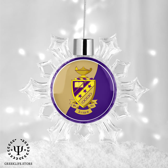 Phi Sigma Pi Christmas Ornament - Snowflake