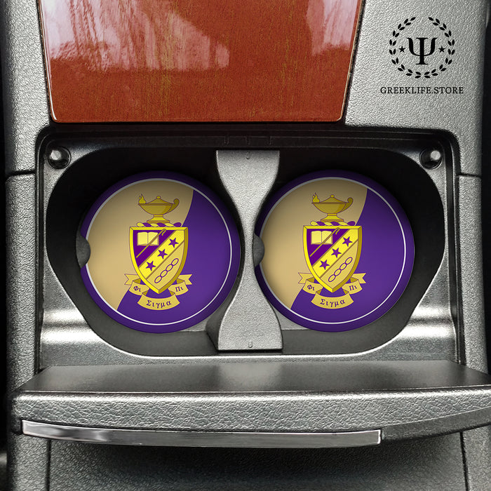 Phi Sigma Pi Car Cup Holder Coaster (Set of 2)