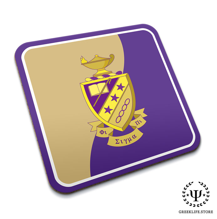 Phi Sigma Pi Beverage Coasters Square (Set of 4)