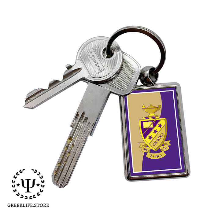 Phi Sigma Pi Keychain Rectangular