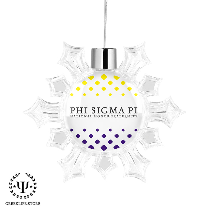 Phi Sigma Pi Christmas Ornament - Snowflake