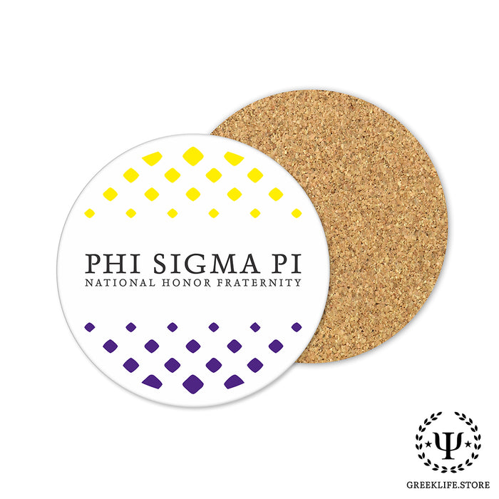 Phi Sigma Pi Beverage coaster round (Set of 4)