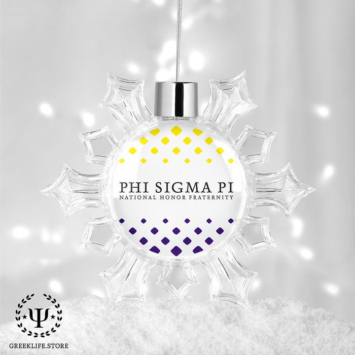 Phi Sigma Pi Christmas Ornament - Snowflake