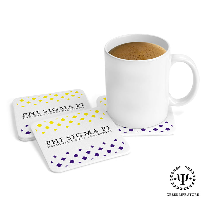 Phi Sigma Pi Beverage Coasters Square (Set of 4)