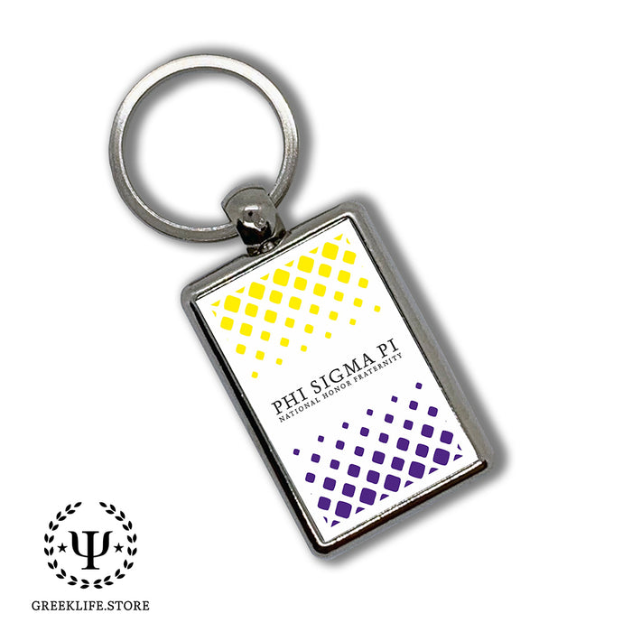 Phi Sigma Pi Keychain Rectangular