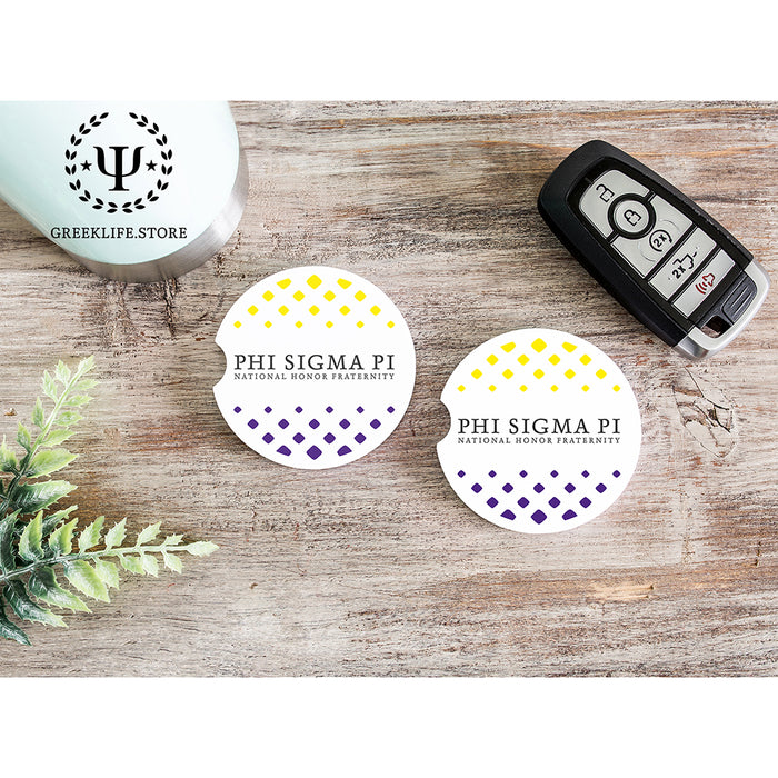 Phi Sigma Pi Car Cup Holder Coaster (Set of 2)