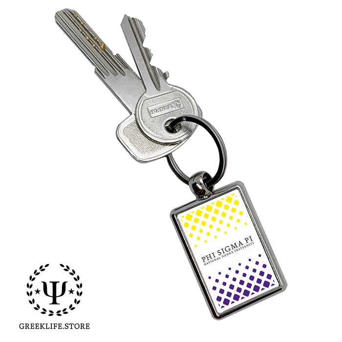 Phi Sigma Pi Keychain Rectangular