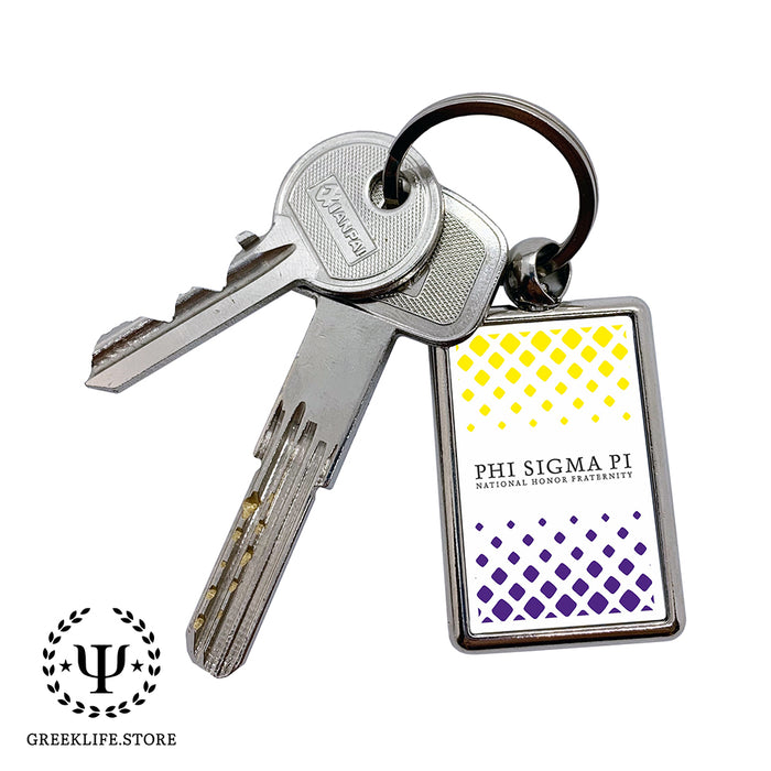 Phi Sigma Pi Keychain Rectangular