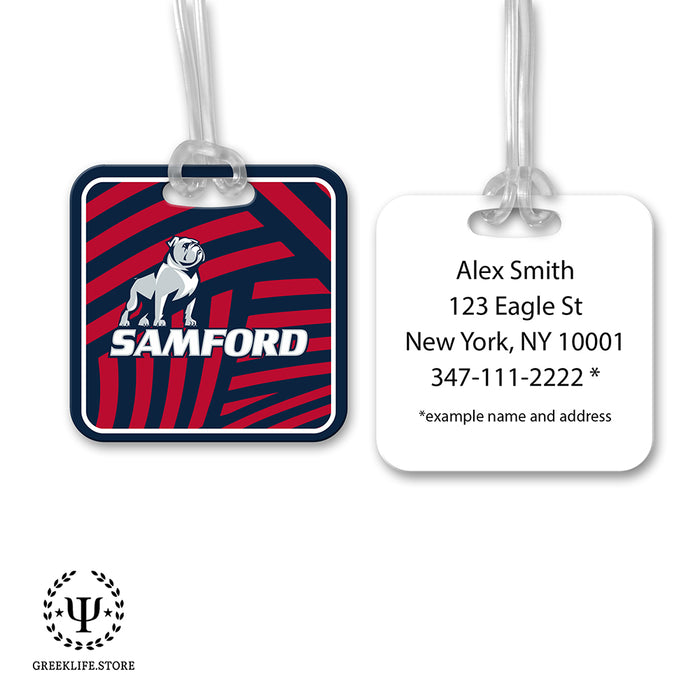 Samford University Luggage Bag Tag (square)