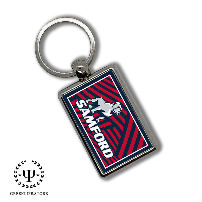 Samford University Keychain Rectangular