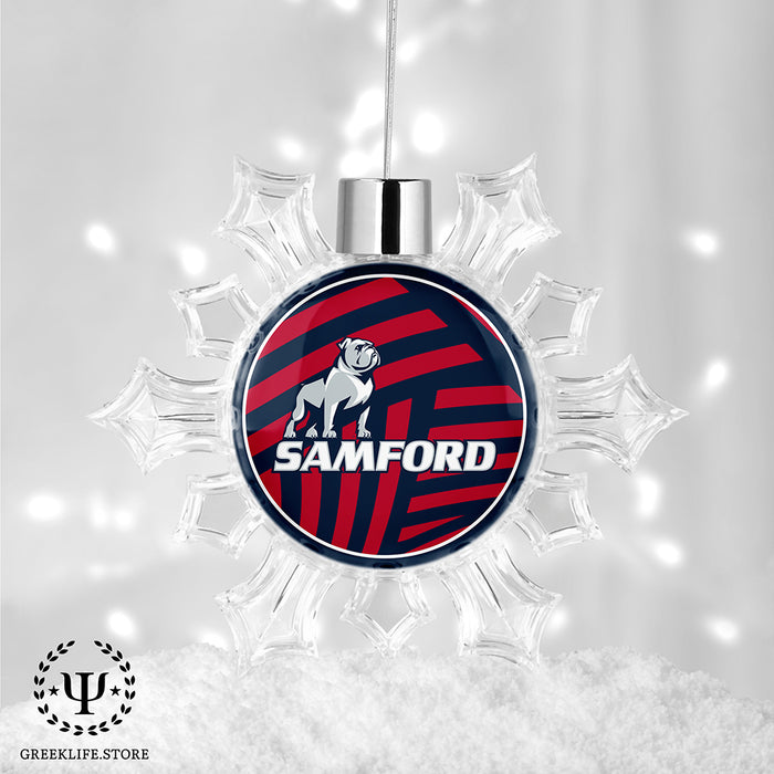 Samford University Christmas Ornament - Snowflake