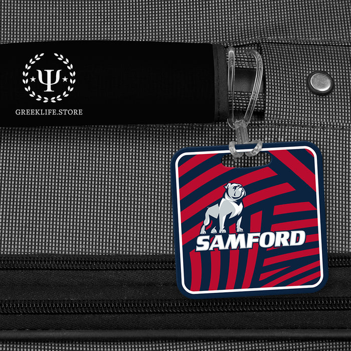 Samford University Luggage Bag Tag (square)