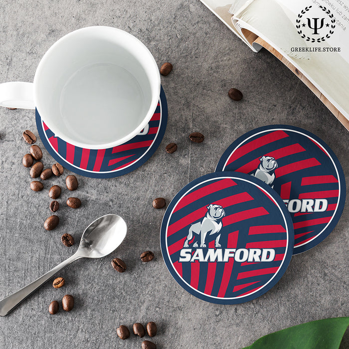 Samford University Beverage coaster round (Set of 4)