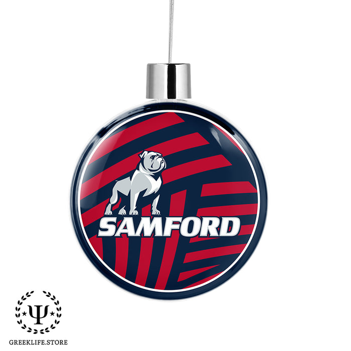 Samford University Christmas Ornament Flat Round