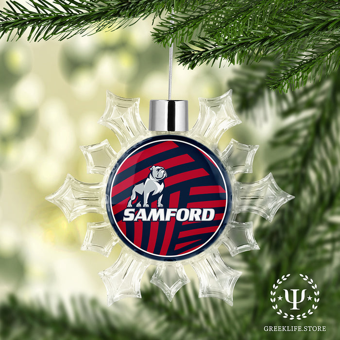 Samford University Christmas Ornament - Snowflake