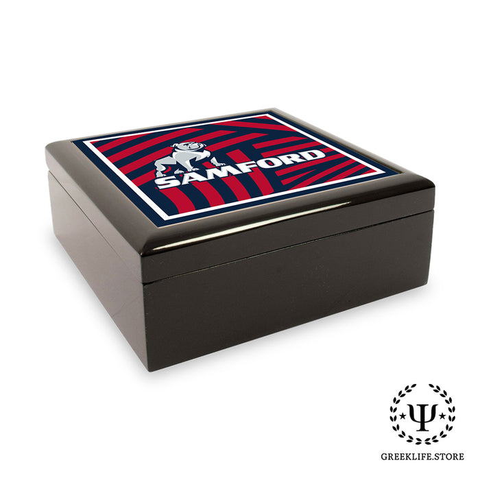 Samford University Keepsake Box Wooden