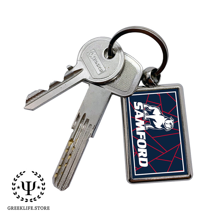 Samford University Keychain Rectangular