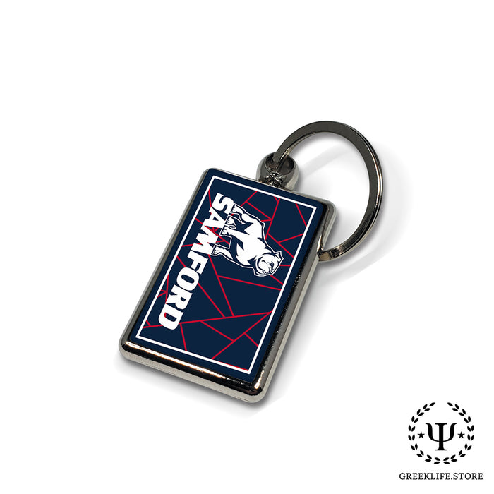 Samford University Keychain Rectangular