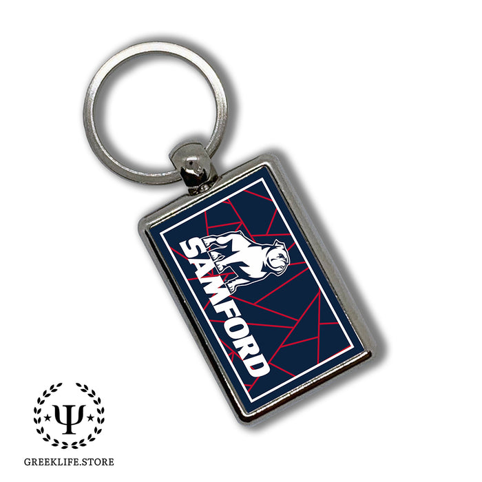 Samford University Keychain Rectangular