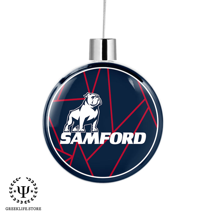 Samford University Christmas Ornament Flat Round