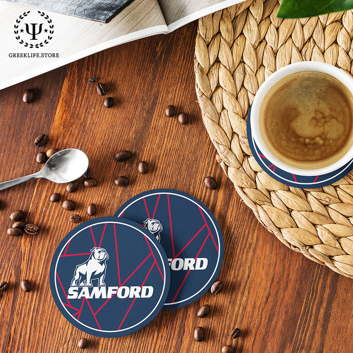 Samford University Beverage coaster round (Set of 4)