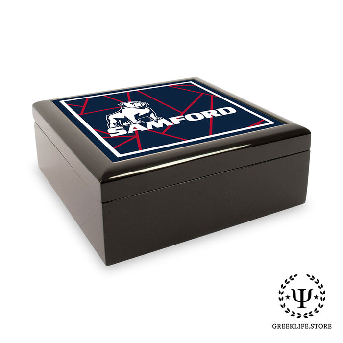 Samford University Keepsake Box Wooden